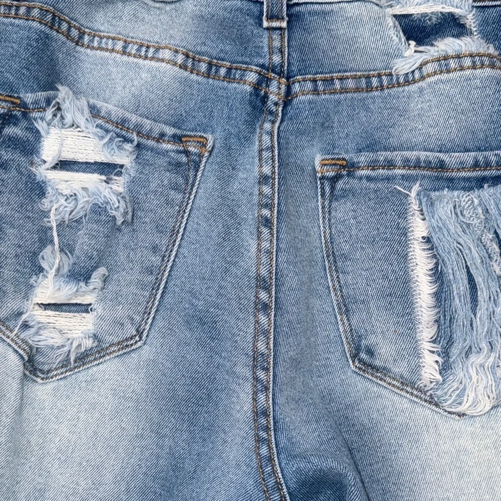 Vibrant M.I.U Distressed ripped Blue Women's skinny Jeans
